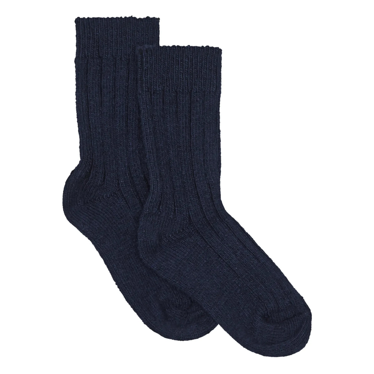 Collégien - Calcetines de cachemira y lana merino con ciervos | Azul marino