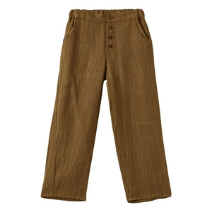 Caramel - Sullivan Keten Pantolon | Kahverengi