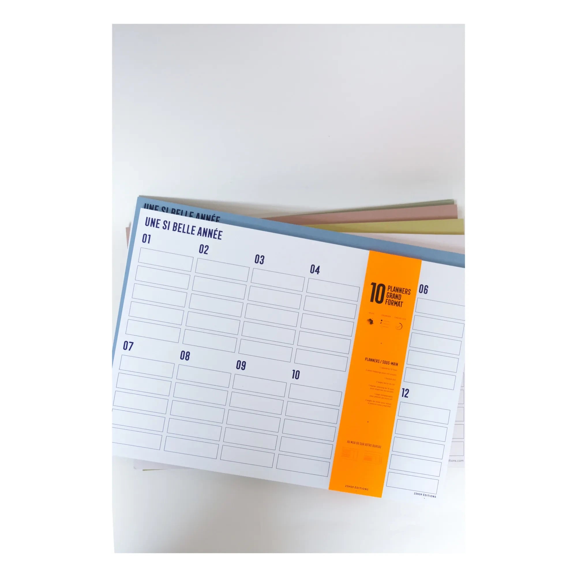 23heures59 ediciones - Base de Escritorio | Blanco