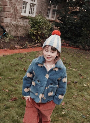 Emile et Ida - Chaqueta Sherpa de oveja | Azul
