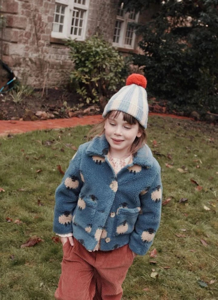 Emile et Ida - Chaqueta Sherpa de oveja | Azul