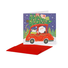 Legami - Mini Noel Tebrik Kartı - Santa Car