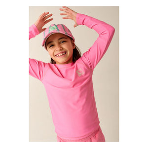 Tumble N'Dry - Camiseta de baño con protección UV de fibra reciclada Santiago | Rosa