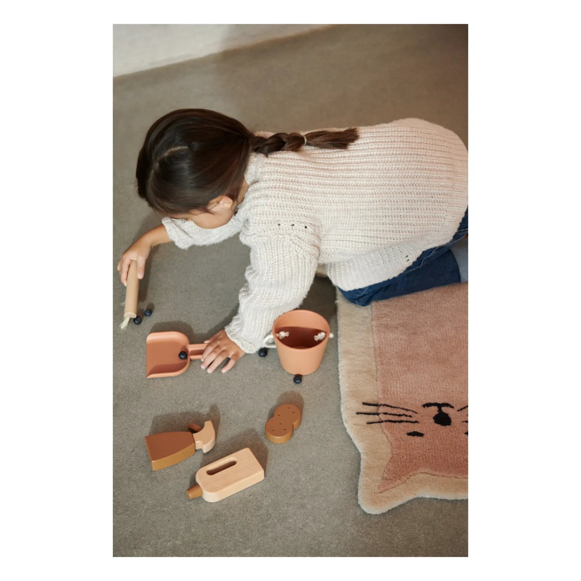 Liewood - Kimbie Wooden Cleaning Set | Pink