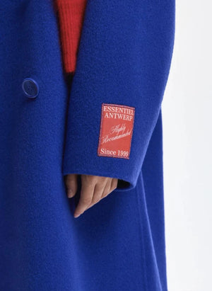 Essentiel Antwerp - Kelp Çift Taraflı Kaban | Indigo