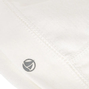 Petit Bateau - Geburtsmütze aus Bio-Baumwolle | Weiß