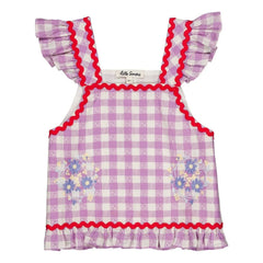 Hello Simone - Top Iria Vichy | Lavendel