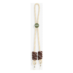IZIPIZI - Brillenband mit Clip-Detail | Beige