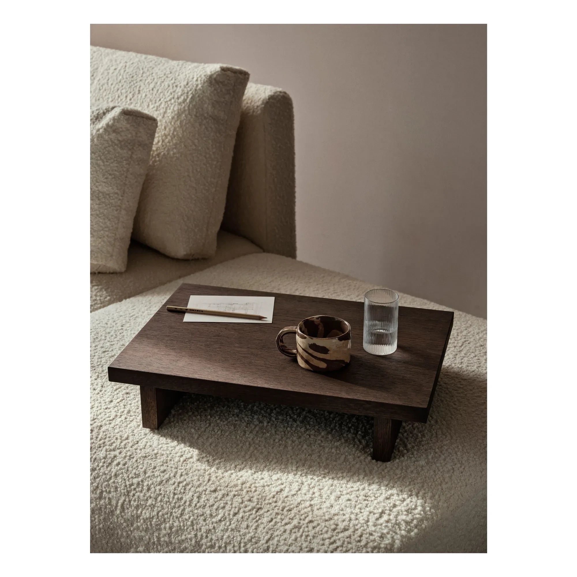 Ferm Living - Kona sehpa | Koyu Meşe