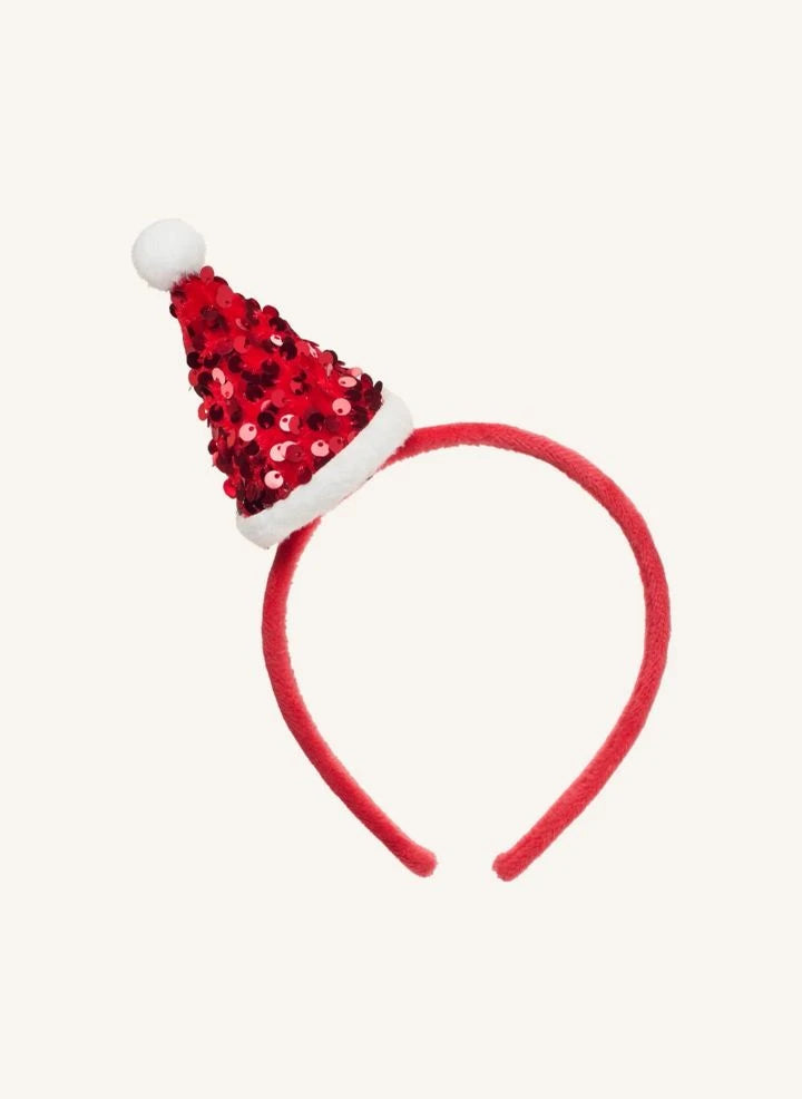 Rockahula Kids - Samt Weihnachts-Haarband | Rot