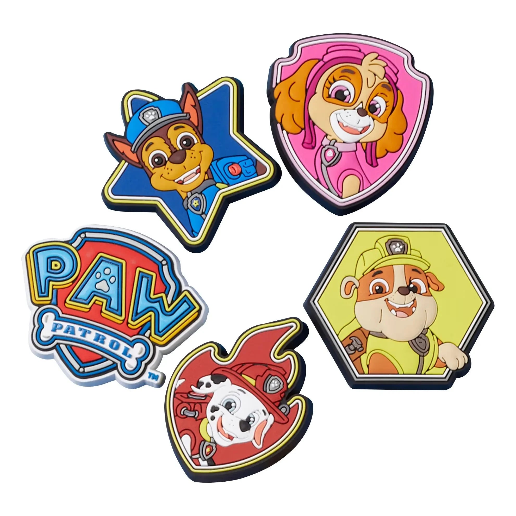 Crocs - 5'li Jibbitz Pat'Patrouille Seti | Kırmızı