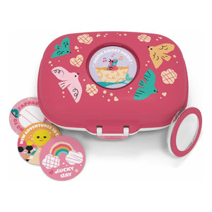 Monbento - MB Gram Oiseaux atıştırmalık kutusu | Pembe