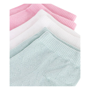Petit Bateau - 3er Set Sneakersocken | Rosa