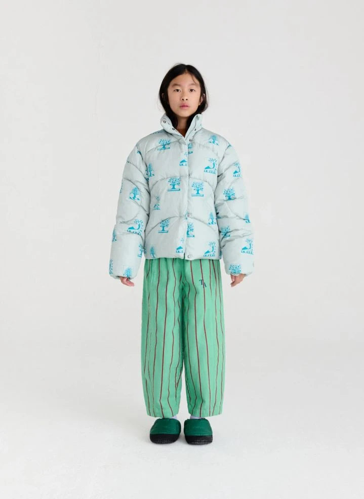 True Artist - Ex Libris puffer jacket | Light blue