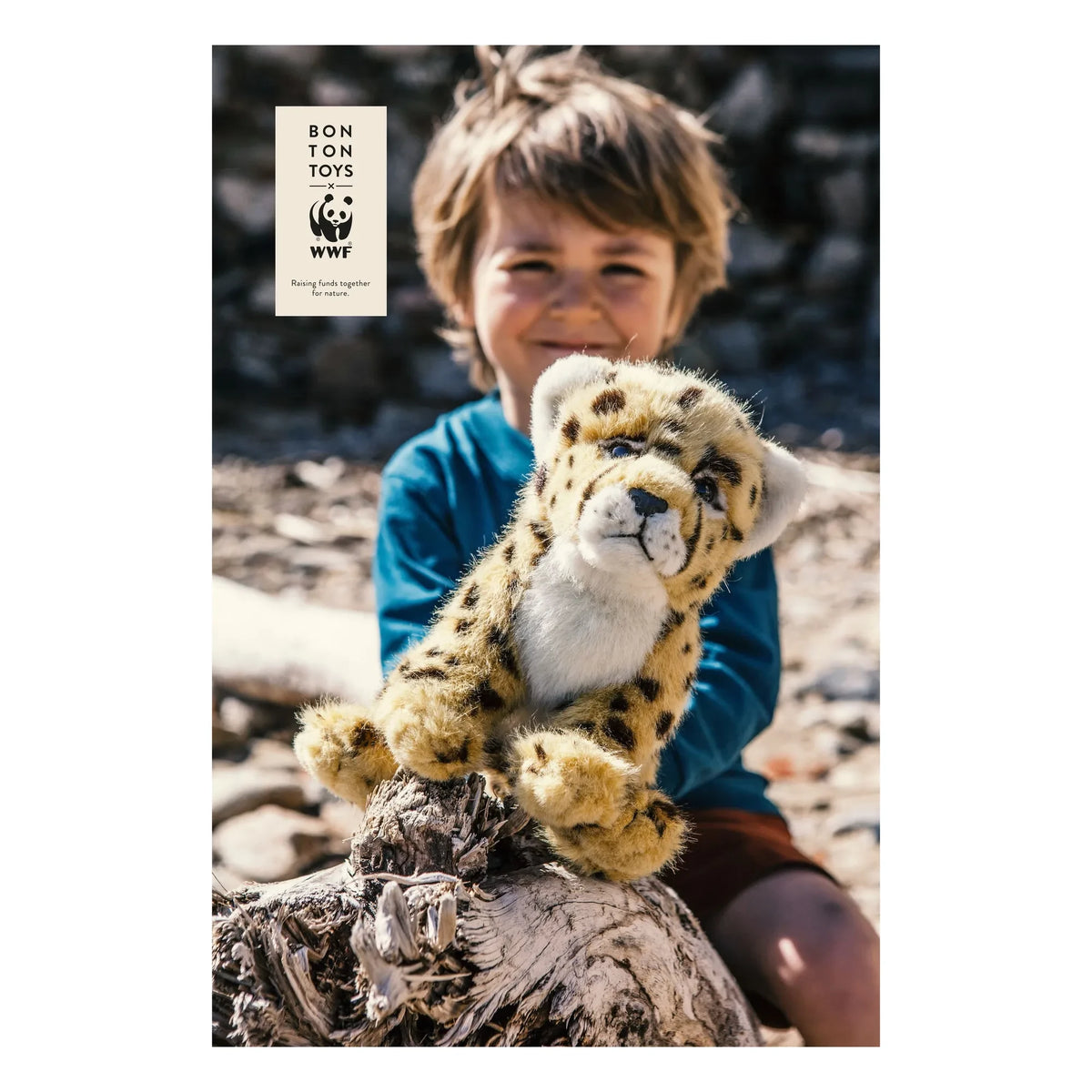 Bon Ton Toys - WWF - Jaguar Plush | Light Brown