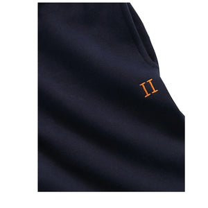 Les Deux - Pantalón jogger con logo en contraste, algodón orgánico | Azul marino
