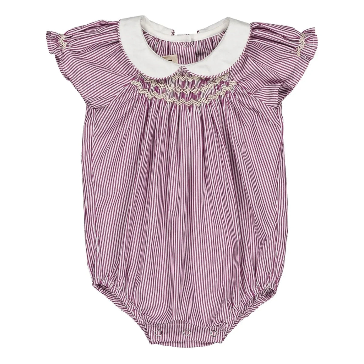 Loir - Bilbao Striped Romper | Purple