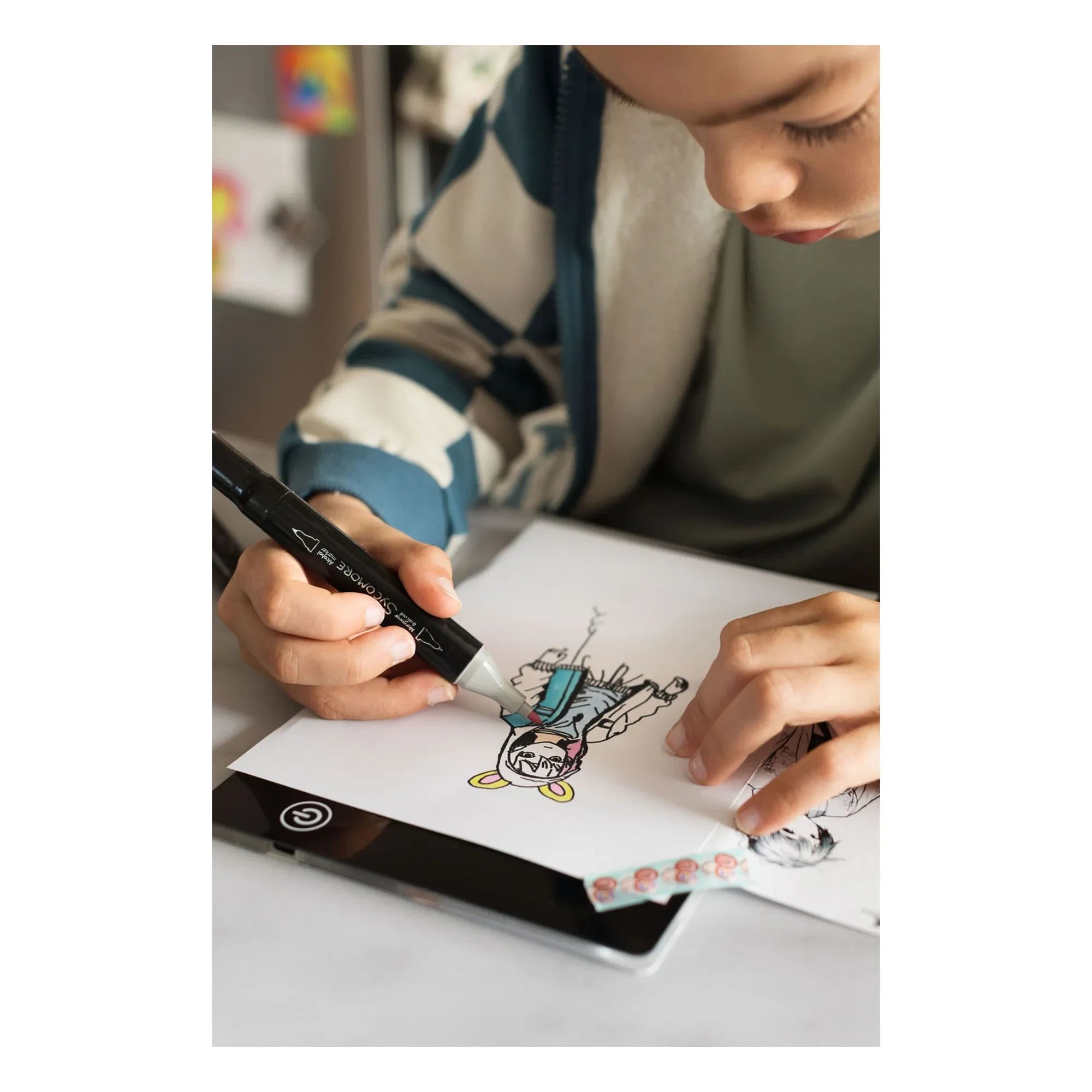 Sycomore - Manga - Şarj Edilebilir ışıklı tablet Manga karakter oluşturma