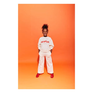 Wynken - Organik Pamuklu Geniş Jogger Pantolon | Ecru