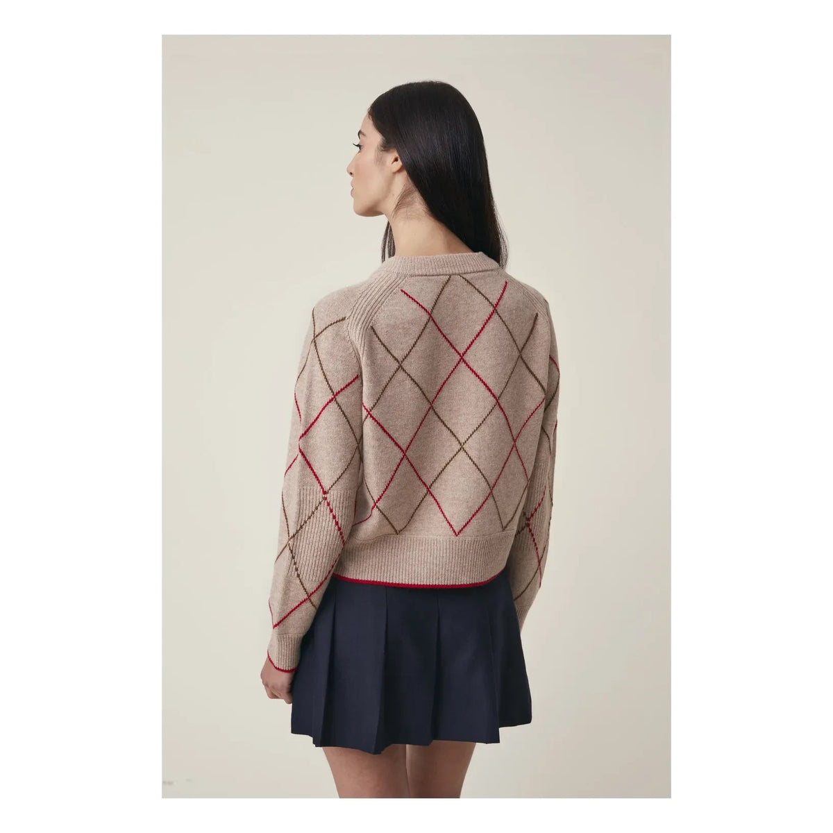 Moismont - Auguste Hırka No. 233, Merinos Yünü | Pembe