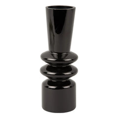 Present Time - Sparkle Zylindervase | Schwarz