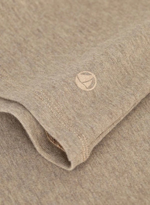 Petit Bateau - Düz balıkçı yaka | Heather beige