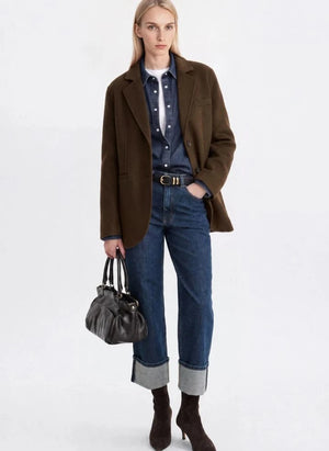 Vanessa Bruno - Marc Reversible Wool Jacket | Chocolate