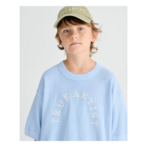 True Artist - Short Sleeve Sweatshirt No.12 Organic Cotton | Light Blue