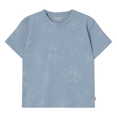 Tinycottons - Tiny Swans T-Shirt aus Bio-Baumwolle | Graublau