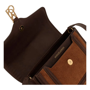 Maria de la Orden - Noah Tasche aus Samt und Leder | Camel