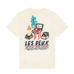 Les Deux - Camiseta de algodón orgánico "Platines" de Les Deux | Marfil