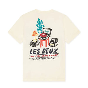 Les Deux - Camiseta de algodón orgánico "Platines" de Les Deux | Marfil