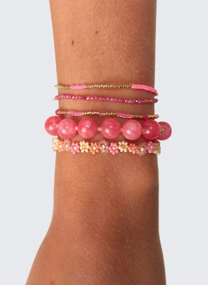 Anni Lu - Pulsera Rosa | Hibisco