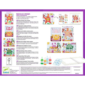 Djeco - Parmak Boyama - Puantiyeler ve Balıklar