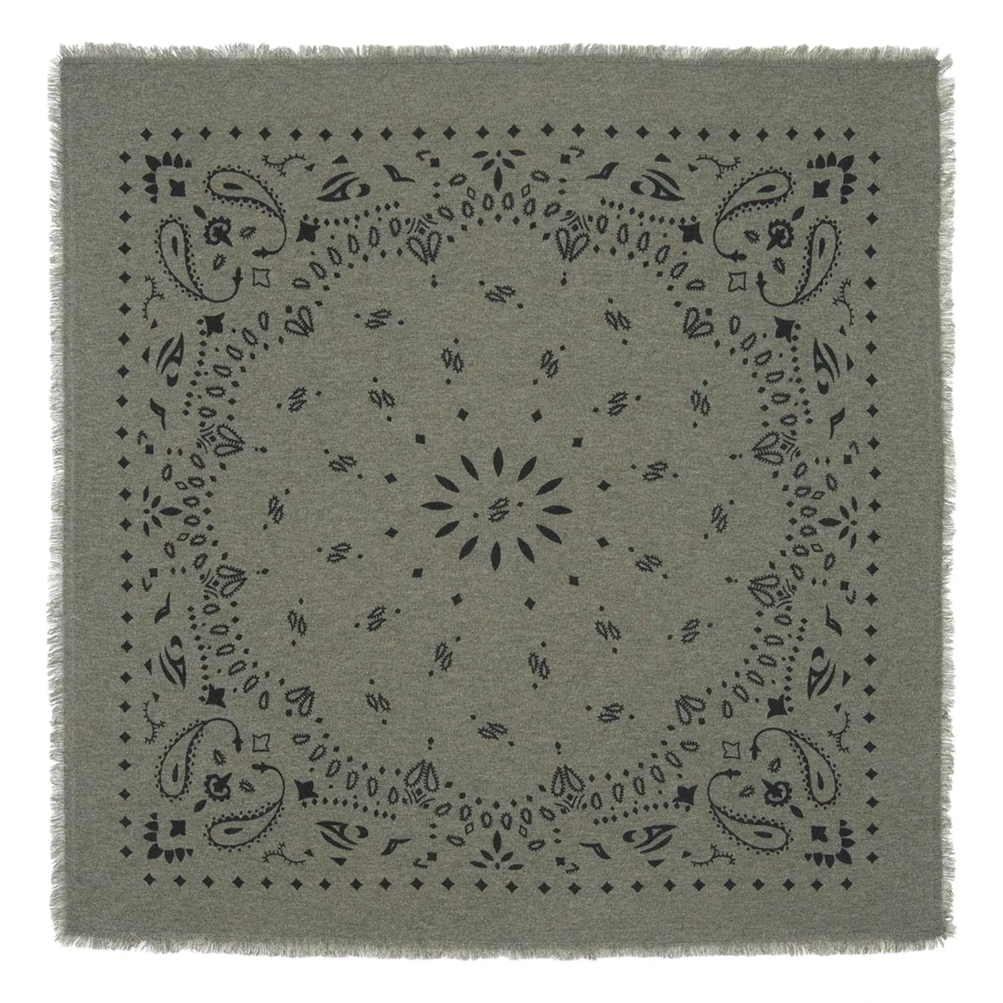 Kujten - Hachiko Kaşmir Bandana | Melanj haki