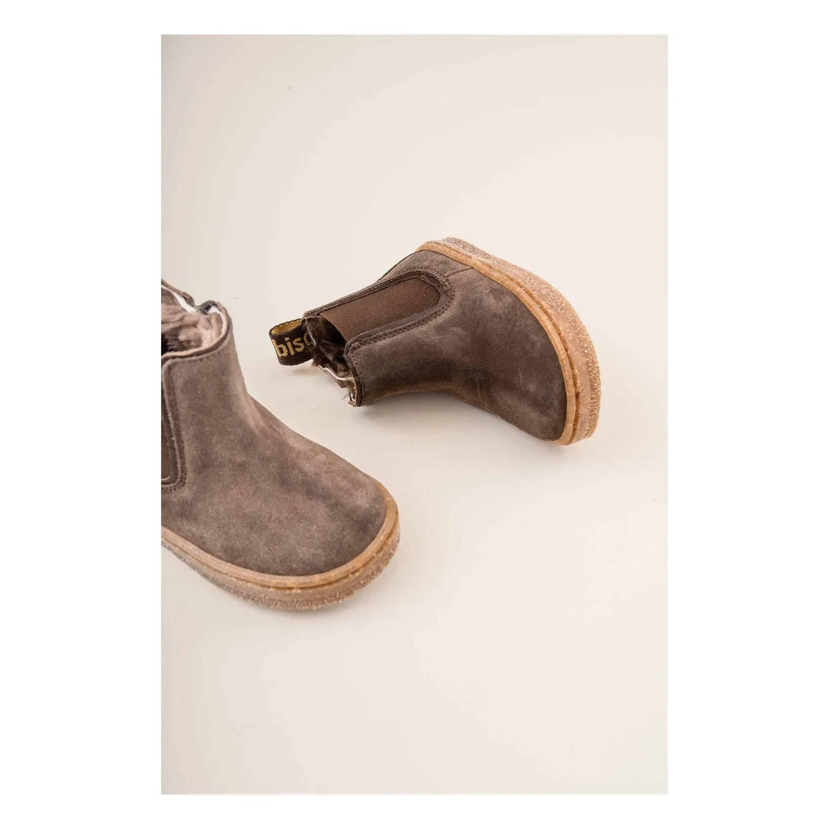 bisgaard - Phillip Lamb Suede Ankle Boots | Dark Brown