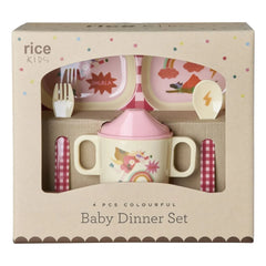 Rice - Hero melamine lunch box | Pink