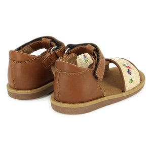 Pom d'Api - Air Natur Fleurs sandaletler | Cannelle