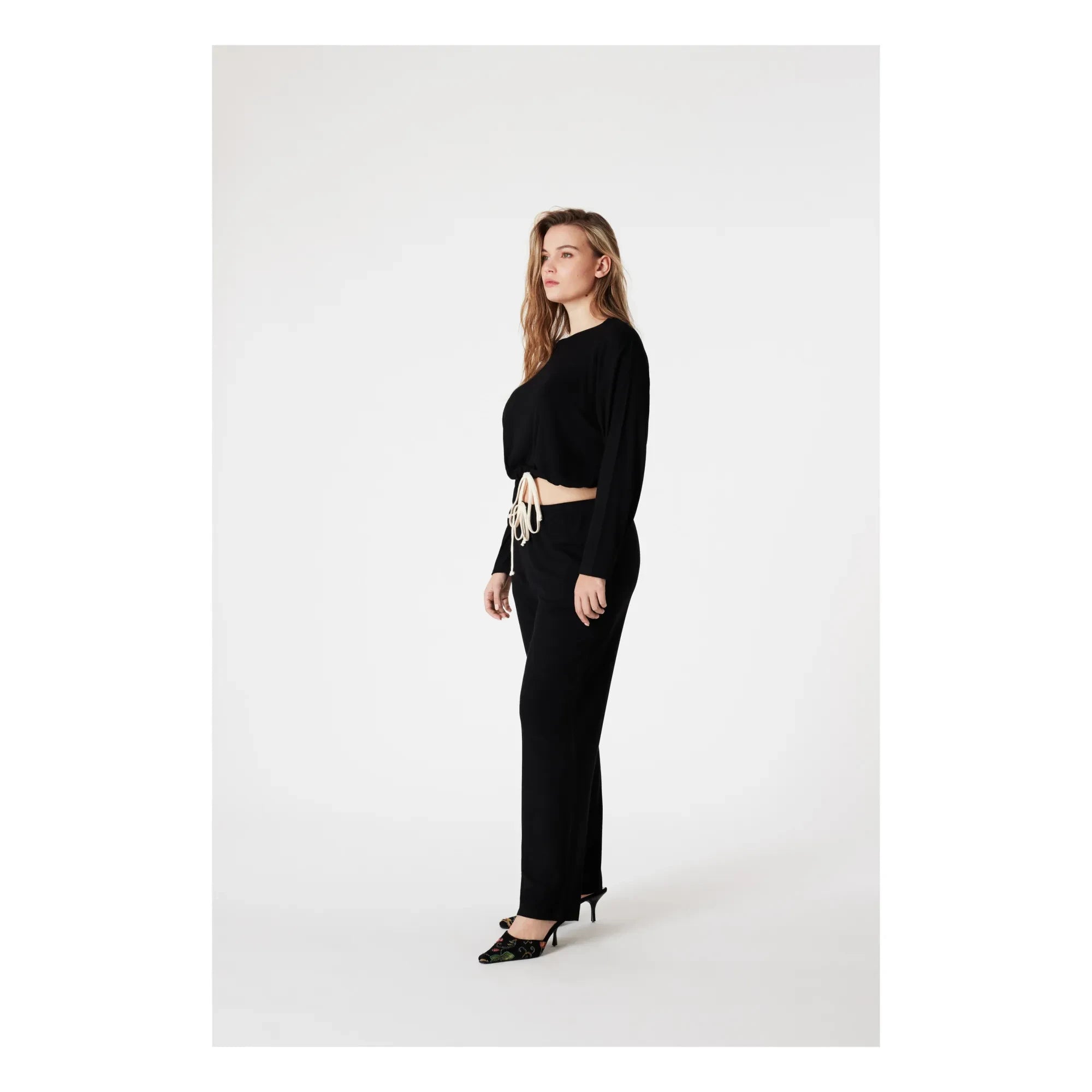 Icone - Elise Pijama Üstü | Siyah
