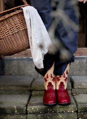 Bootstock - Bloom Cowboy-Stiefel | Rot