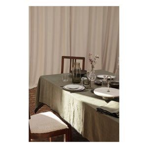 Communauté de biens - Yıkanmış Keten Peçete - 4'lü Set | Haki