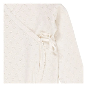 Copenhagen Colors - Pyjama aus Bio-Baumwolle Pointelle | Creme