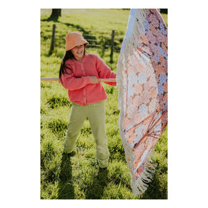 Yuki – Bio-Baumwoll-Raglan-Cardigan | Blush