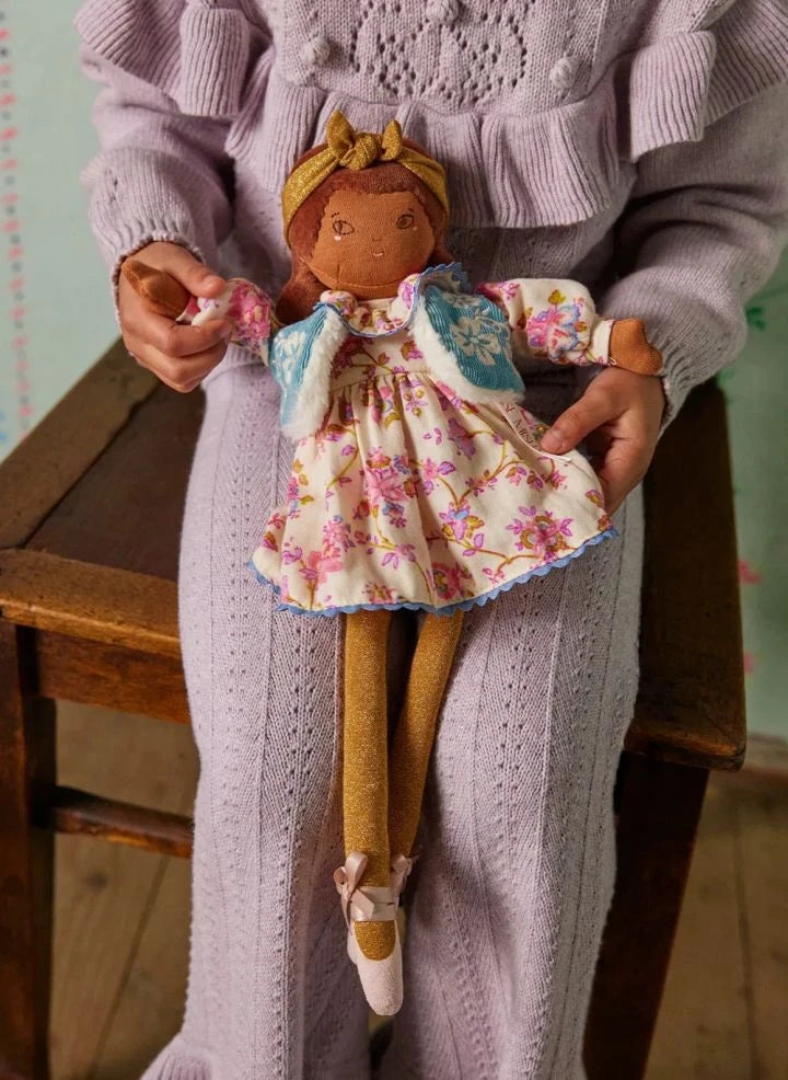 Louise Misha - دمية Cherry - Louise Misha x Moulin Roty | بني