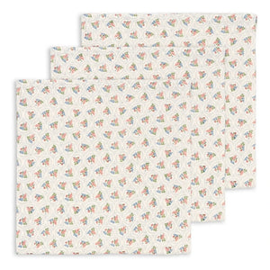 Konges Sløjd - Pañales de tela Verona Blues - Set de 3 | Crudo