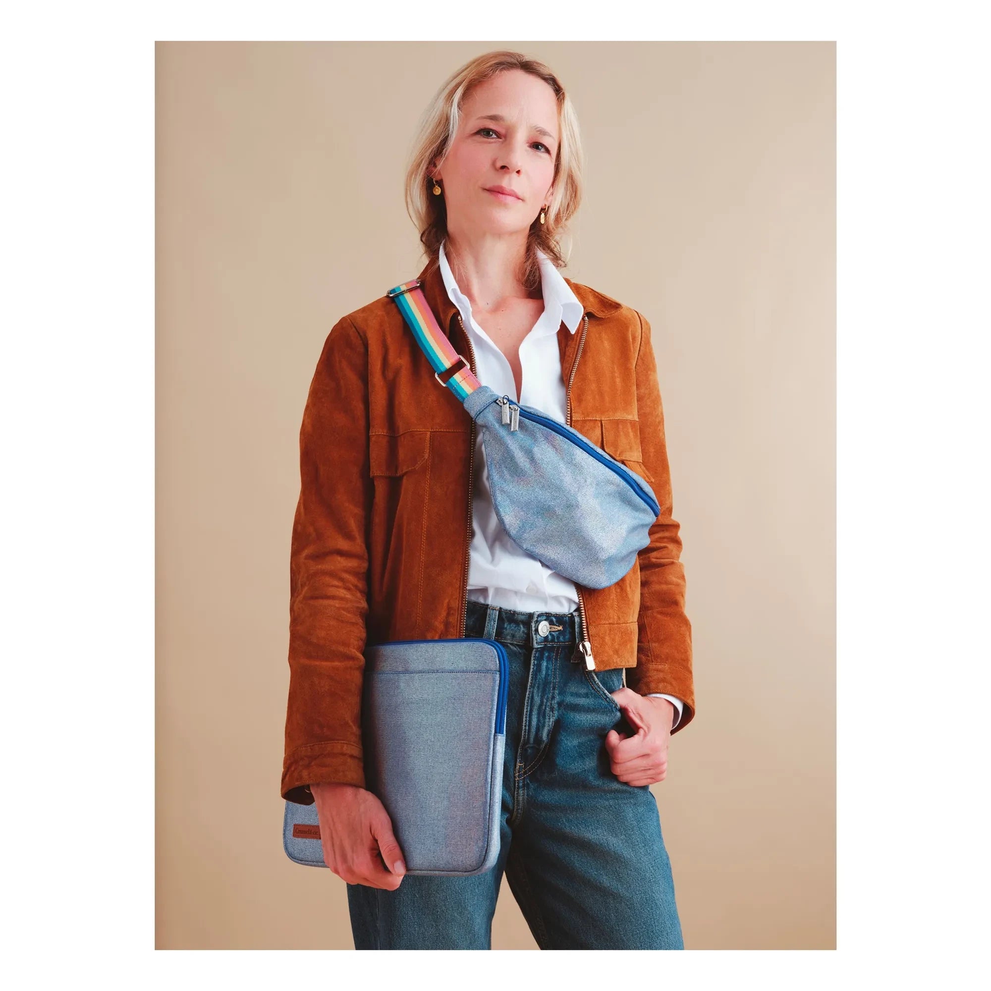 Caramel & Cie - Banana Mom Iridescent | Blue