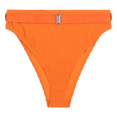 Icone - Sergio Yüksek Belli Fitilli Jersey Alt | Turuncu