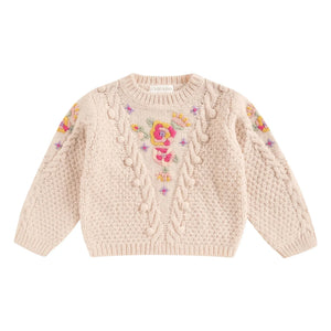 Louise Misha - Acila Wollpullover | Creme