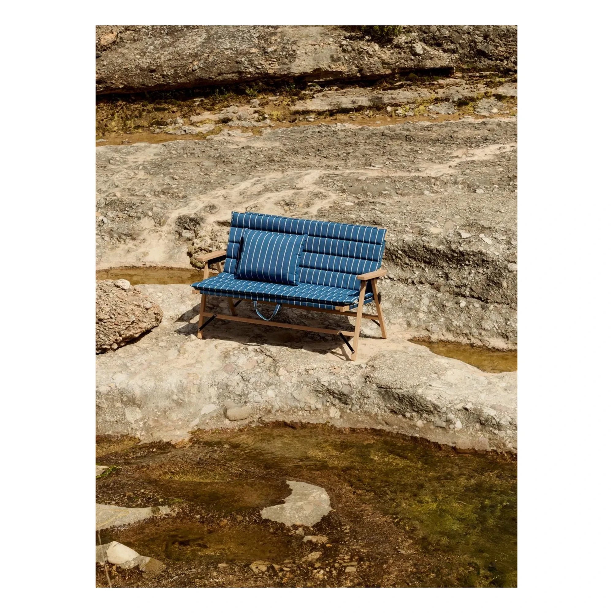 Hay - Outdoor Market Pillow, Jasper Morrison | Blue