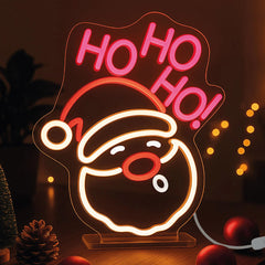 Legami - Neon-Effect LED Lamp - Santa Claus - It's a Sign